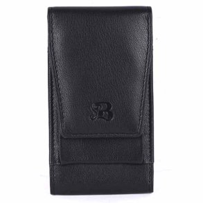 Bugundar Cigaretetui til Alm. Strrelse i Sort