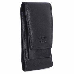 Bugundar Cigaretetui til Alm. Strrelse i Sort