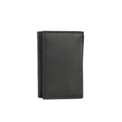 Bugundar Melsted 3-fljet Herrepung med Klap i Sort