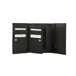 Bugundar Melsted 3-fljet Herrepung med Klap i Sort