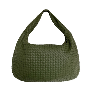 By Str Maria Flettet Skuldertaske Army