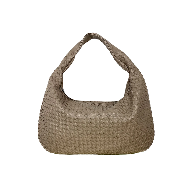 By Str Maria Flettet Skuldertaske Beige 1590004