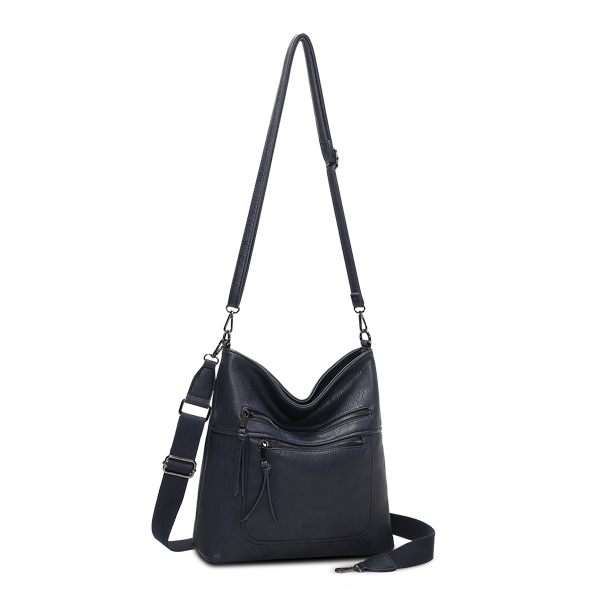 Duffy Skuldertaske M�rkebl�