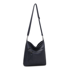 Duffy Skuldertaske M�rkebl�