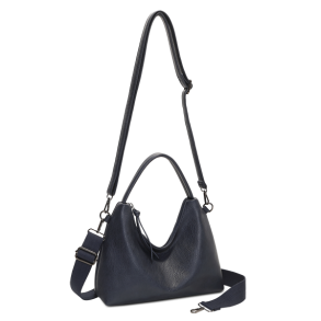 Duffy Skuldertaske M�rkebl�