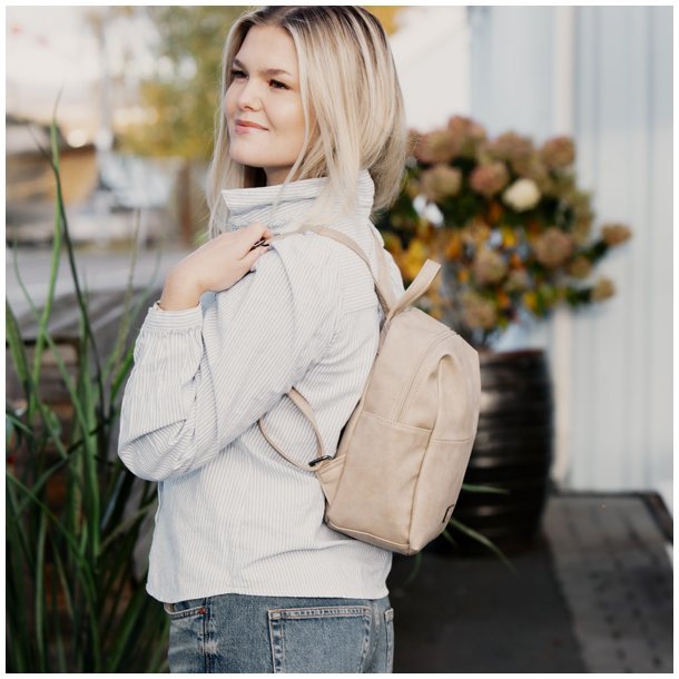 Duffy Rygsk Beige Kunstlder