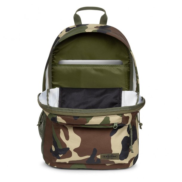 Eastpak Padded Double camo med �bent hovedrum og laptoplomme