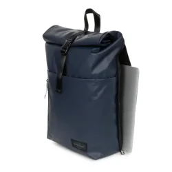 eastpak up roll rygs�k tarp navy rolltop design side