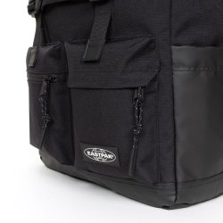 eastpak icon topload rygs�k black frontlommer med lynl�s