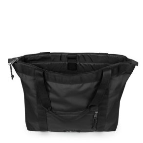 eastpak travel tote taske sort �ben med stort hovedrum