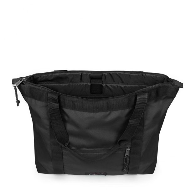 eastpak travel tote taske sort �ben med stort hovedrum