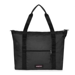 eastpak travel tote taske sort front med lynl�slomme