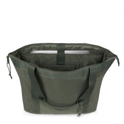 eastpak travel tote taske khaki �ben med stort hovedrum