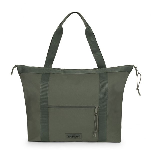 eastpak travel tote taske khaki front med lynl�slomme