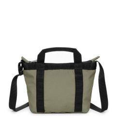 eastpak travel tote mini taske sage green bagside med b�reh�ndtag