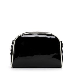 Emily & Noha skuldertaske i Sort Lak