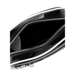 Emily & Noha skuldertaske i Sort Lak