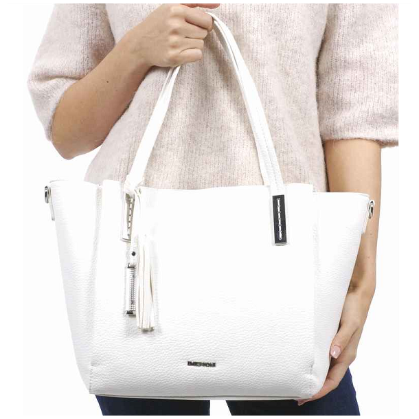 Emily &amp; Noah Brooke Shopper Hvid 64550-500