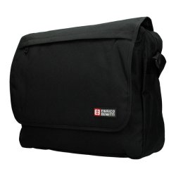 Enrico Benetti Amsterdam Stor A4 Messenger Sort 