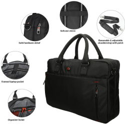 Enrico Benetti Cornell Arbejdstaske 15" Sort