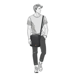 Enrico Benetti Berlin Skuldertaske Sort 