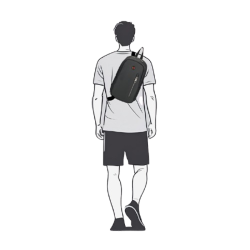 Enrico Benetti Berlin Slingbag Sort 