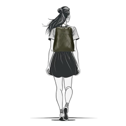 Enrico Benetti Rygsk 15" Oliven