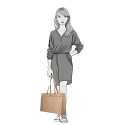 Enrico Benetti Shopper 14" Misty Pink