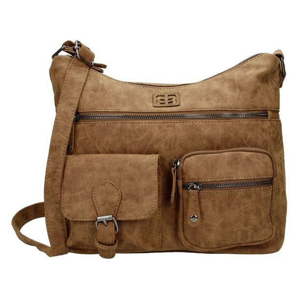 Enrico Benetti Ardche Skuldertaske Camel