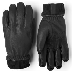 HESTRA Tore Herre Hjorteskindshandske Sort