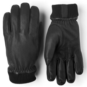 HESTRA Tore Herre Hjorteskindshandske Sort