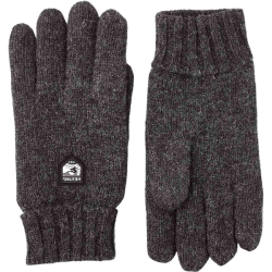 HESTRA Basic Wool Strikhandske Koksgr 