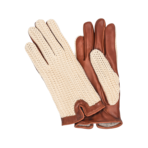 HK Damehandsker Cognac 70910401 Str. 7,5