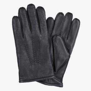 Eksklusive herrehandsker i skind med touch funktion – set i par