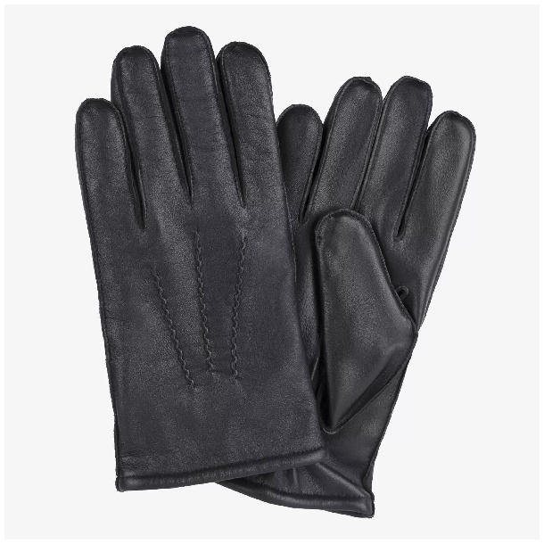 Eksklusive herrehandsker i skind med touch funktion – set i par