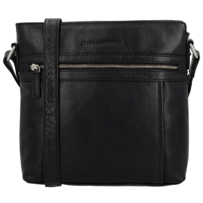 Hide & Stitches Mississippi Skuldertaske Sort