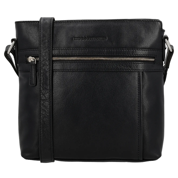 Hide &amp; Stitches Mississippi Skuldertaske Sort 22912-001