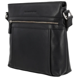 Hide & Stitches Mississippi Skuldertaske Sort