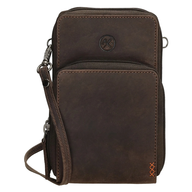 Hide &amp; Stitches Mobiltaske Mrkebrun 20585-097