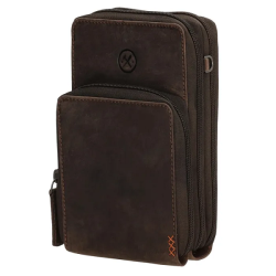 Hide & Stitches Mobiltaske Mrkebrun 