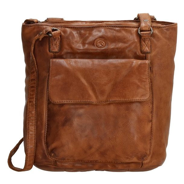 Hide &amp; Stitches Paint Rock Combi Rygsk/Shopper Cognac 20409-005
