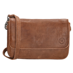 Hide & Stitches Paint Rock Skuldertaske Cognac 