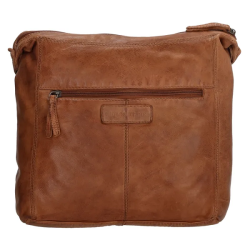 Hide & Stitches Paint Rock Skuldertaske Cognac 