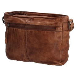  Hide & Stitches Paint Rock Skuldertaske Cognac 