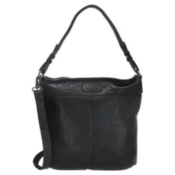 Hide & Stitches Paint Rock Skuldertaske Sort 