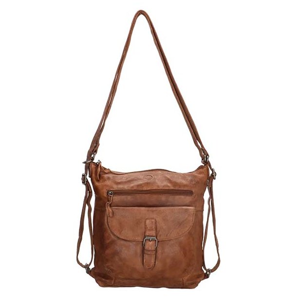 Hide &amp; Stitches Paint Rock Combi Rygsk/Shopper Cognac 20075-005