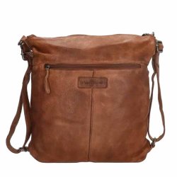 Hide & Stitches Combi Rygsk/Shopper Cognac
