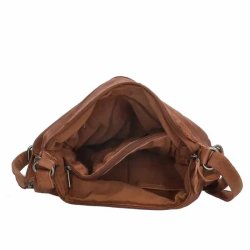 Hide & Stitches Combi Rygsk/Shopper Cognac