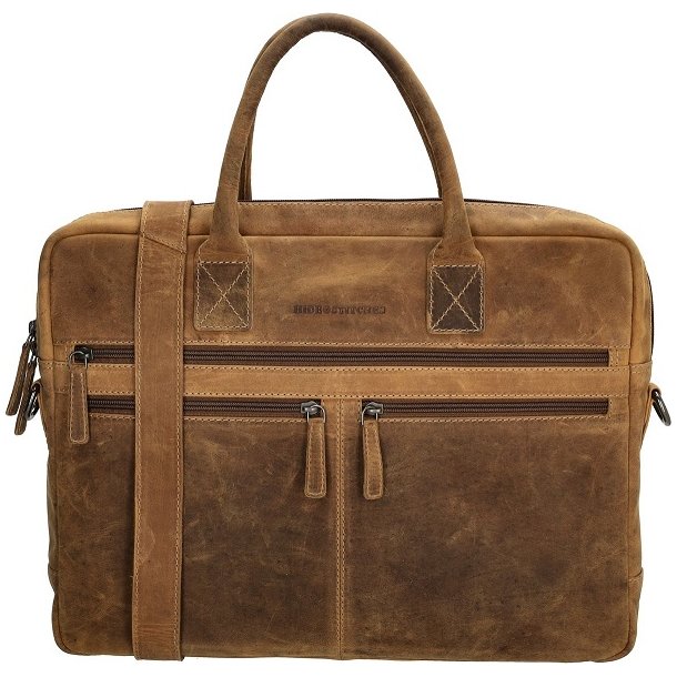 Hide & Stitches Idaho Businesstaske 15.6" Brun 20965-006