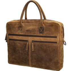 Hide & Stitches Idaho Businesstaske 15.6" Brun 20965-006